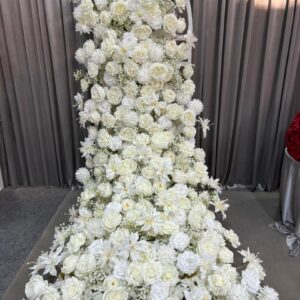 Cascade de fleurs Blanche