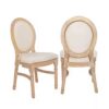 Chaise Médaillon « LOUIS XVI» empilable