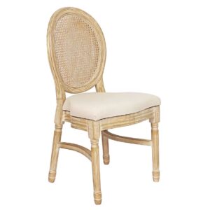 Chaise Médaillon « LOUIS XVI» cannage Rotin