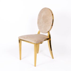 Housse pour chaise médaillon : Taupe