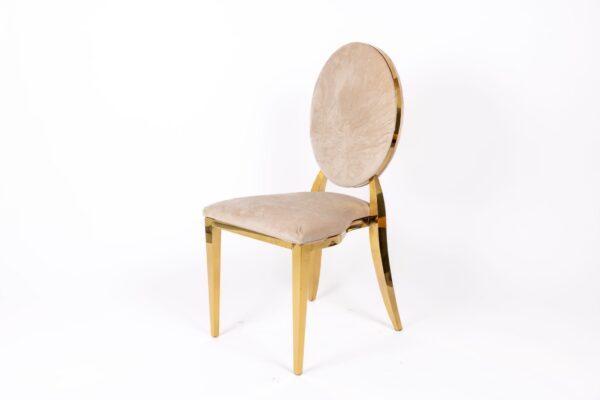 Housse pour chaise médaillon : Taupe