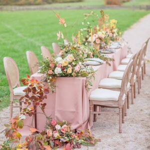 Alternative view of Chaise Médaillon « LOUIS XVI» en résine empilable avec dossier en cannage