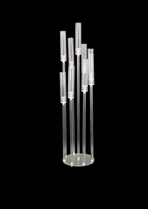 Chandelle en plexiglass 9 branches