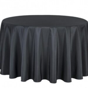 Nappe ronde noire