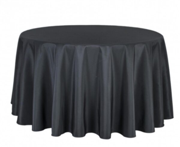 Nappe ronde noire