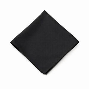 Serviette en tissu couleur noir