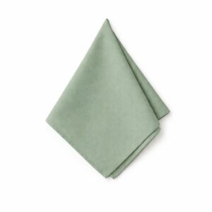 Serviette en tissu couleur vert sauge