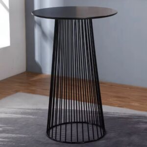 Table haute noire