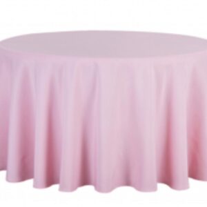 Nappe ronde rose