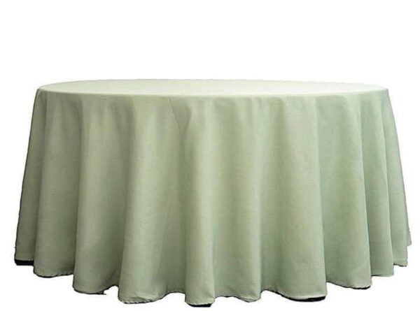 Nappe ronde vert sauge