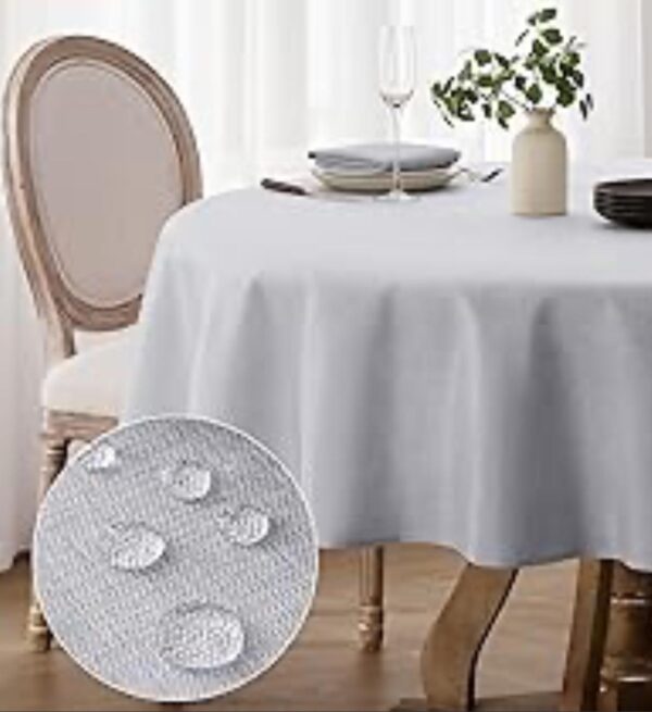 Nappe ronde blanche Waterproof